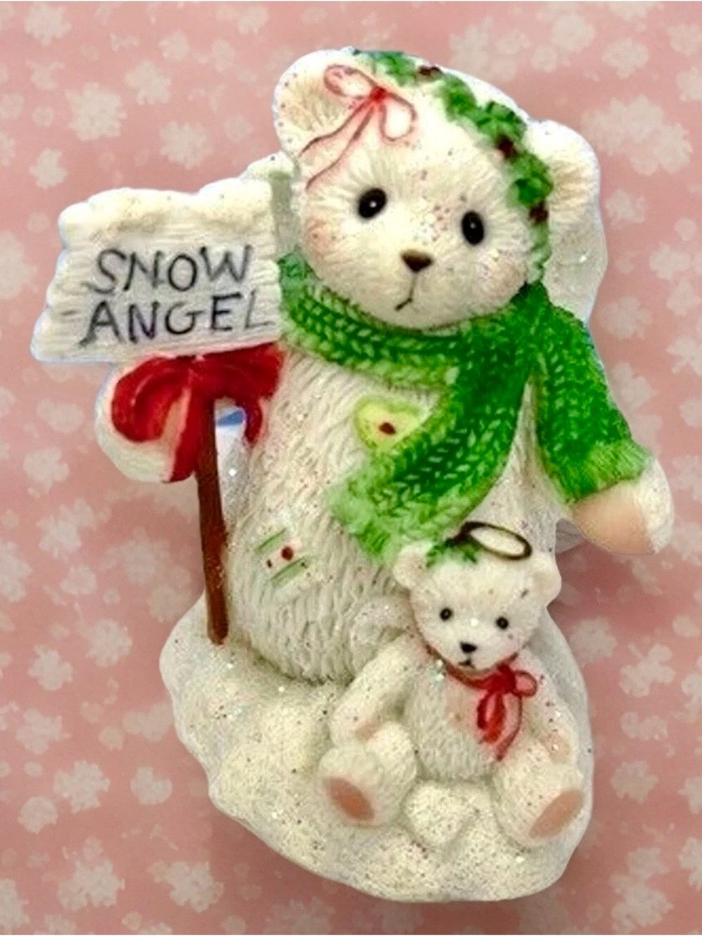 Vintage Cherished Teddies Macie the Wonders of Friendship Snow Angel Bears